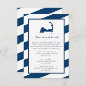 Carte D'accompagnement West Harwich Cape Cod | Hébergements (Devant / Derrière)