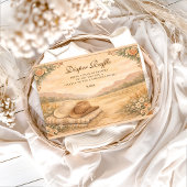 Carte D'accompagnement Western Desert Saddle Diapper Raffle 