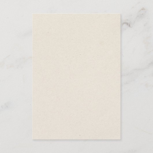 Carte D'accompagnement Western Rustic Décontracté Beige Brown Détails Mar (Dos)