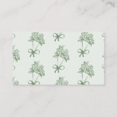 Carte D'accompagnement Whimsical Combien de baisers Sage green (Dos)