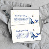 Carte D'accompagnement Whimsical Duck Stars Whaler Books For Baby shower