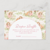 Carte D'accompagnement Whimsical Fairy Baby Shower Diapper Raffle (Devant)