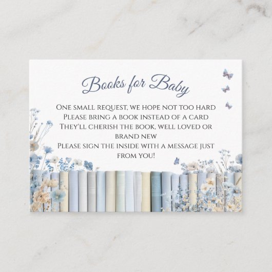 Carte D'accompagnement Whimsical Pastel Retro Library Livres pour bébé (Devant)