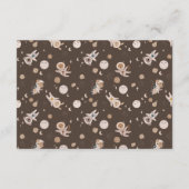 Carte D'accompagnement Whimsical Safari Animals Neutral Diapper Raffle (Dos)