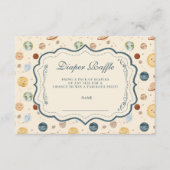 Carte D'accompagnement Whimsical Space Nursery Diapper Raffle (Devant)