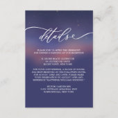 Carte D'accompagnement Whimsical Starry Night Script Modern (Devant)