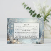 Carte D'accompagnement Whispers d'un solstice d'hiver (Debout devant)