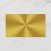 Carte D'accompagnement White et Faux Gold Nouvelle adresse Insérer (Dos)