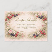 Carte D'accompagnement Wild Berry Garden Diapper Raffle (Devant)