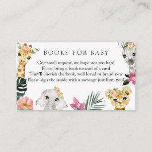 Carte D'accompagnement Wild One Jungle Livres pour bébé