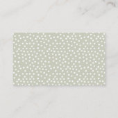 Carte D'accompagnement Wild One Safari Animaux Baby shower garçon (Dos)