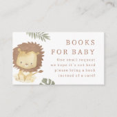 Carte D'accompagnement Wild One Safari Animaux Baby shower garçon (Devant)