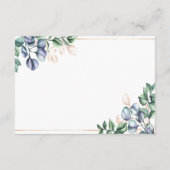 Carte D'accompagnement Wildflower Harmony Wedding Directions (Dos)