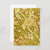 Carte D'accompagnement William Morris - William Morris Design (Devant / Derrière)