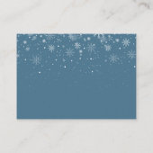 Carte D'accompagnement Winter Rustic Pine Tree Forest Livres Pour Bébé (Dos)