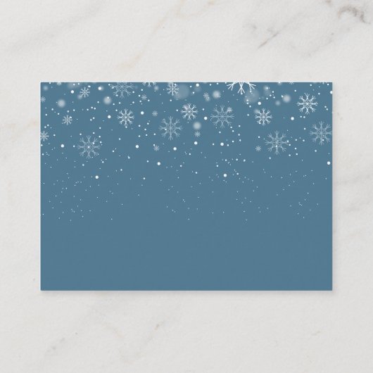 Carte D'accompagnement Winter Rustic Pine Tree Forest Livres Pour Bébé (Dos)