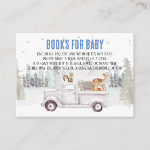 Carte D'accompagnement Winter Wonderland, Books for Baby. Apportez Un Liv
