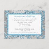Carte D'accompagnement Winter Wonderland Mariage Enclôture Card 2 (Devant)