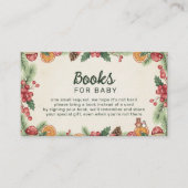 Carte D'accompagnement Winter Woodland Baby Shower (Devant)