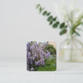Carte d'accompagnement Wisteria Violet Vert (Debout devant)