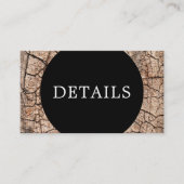 Carte D'accompagnement Wood Grain Rustic Mariage Détails Code QR (Devant)
