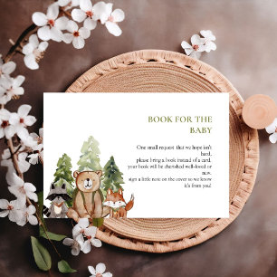 Carte D'accompagnement Woodland Animals Adventure book for baby request