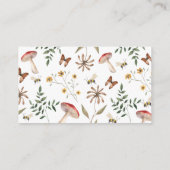 Carte D'accompagnement Woodland Animals Livres rustiques pour bébé (Dos)