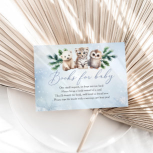 Carte D'accompagnement Woodland Animals Oh Baby Winter Livres Pour Baby