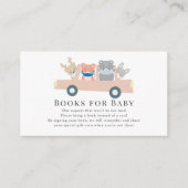 Carte D'accompagnement Woodland Animaux rose Demande de réservation de vo (Devant)