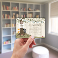 Woodland Creatures Baby Boy Demande de livre