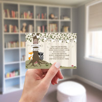 Woodland Creatures Neutral Baby Book Demande