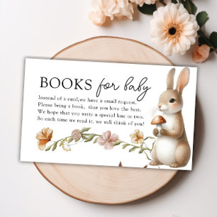 Carte D'accompagnement Woodland Forest Animaux Livres pour Baby shower