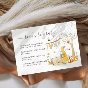 Carte D'accompagnement Woodland Kangaroo Livres pour le Baby shower