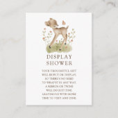 Carte D'accompagnement Woodland Wonder Deer Display Show (Devant)