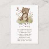 Carte D'accompagnement Woodland Wonder Oear Display Douche (Devant)