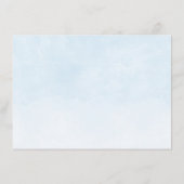 Carte D'accompagnement Words of Wisdom Boy Baby shower Conseil (Dos)