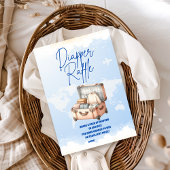 Carte D'accompagnement World Map Adventure Attend Diapper Raffle