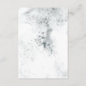 Carte D'accompagnement Wreath d'hiver & Red Cardinal Détails Mariage (Dos)