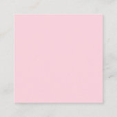 Carte D'accompagnement XOXO rose rouge moderne gras typographie personnal (Dos)