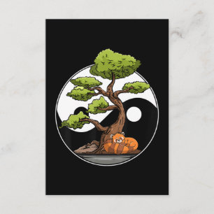 Carte D'accompagnement Yin Yang Bonsai Tao taoïsme Spirituel Zen Meditate