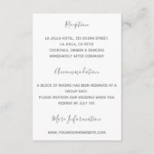 Carte D'accompagnement Yosemite demi-dôme Mariage coucher de soleil (Dos)