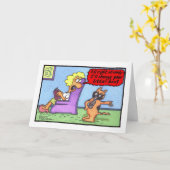 Carte D'accord, je vais changer votre boîte à litière ! (Fleur jaune)