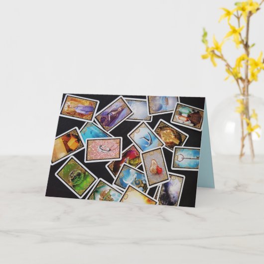 carte d'accueil (Fleur jaune)