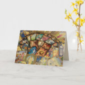 carte d'accueil (Fleur jaune)