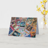 carte d'accueil (Fleur jaune)