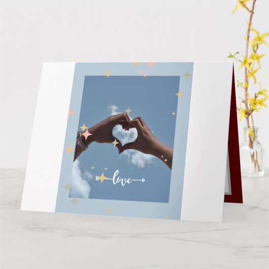 CARTE D'ACCUEIL (Fleur jaune)