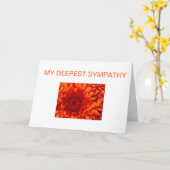 CARTE D'ACCUEIL (Fleur jaune)