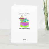 CARTE D'ACCUEIL (Dos)