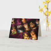 carte d'accueil (Fleur jaune)