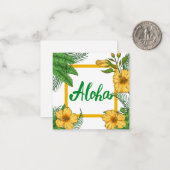 Carte d'accueil (Devant/Arrière en situation)